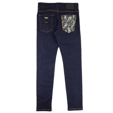 fendi logo print skinny jeans|fendi jeans price.